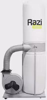 Razi Coletor de Pó 2CV 153L 2.530m³/h 127v – Alta Capacidade, Potência Profissional e Oficina Sempre Limpa