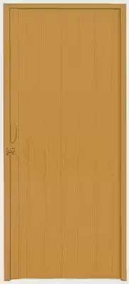 Porta Sanfonada PVC Polifort 210cmx80cm Cerejeira