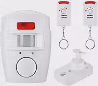 Kit Alarme Residencial Sem Fio com Sensor de Presença e Controles Remotos