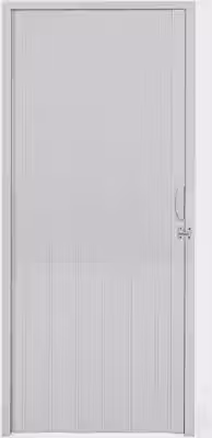 Porta Sanfonada PVC Polifort 210cmx80cm Cinza