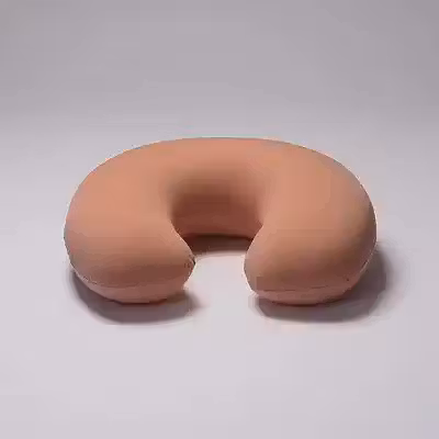 Almofada de Amamentação Loopy Rose Duna — Apoio Ergonômico para Amamentar, Gravidez e Bebê Sentado, Capa Removível Lavável - FOM