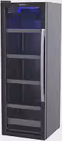 Cervejeira Expositora Venax Porta Invertida Blue Light 209l Preto 220v
