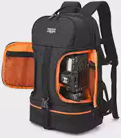 Mochila Bolsa Profissional Fotográfica Universal Para Câmera DSLR e Mirrorless