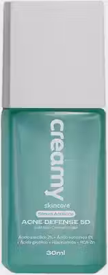 Creamy | Sérum Antiacne Acne Defense 5D | Efeito Secativo | 100g