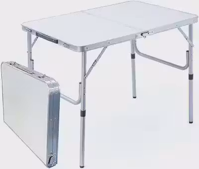 Mesa Dobravel Portatil, Escrivaninha Dobravel Maleta para Camping Cozinha Estudo（90×60×70CM）