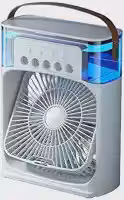 Mini Ar- condicionado de Ar Ventilador e Umidificador Portátil com Timer para Ambientes Pequenos