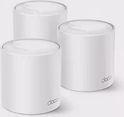TP-Link Deco X10 (3 un.) Sistema Mesh Wi-Fi 6 para casa toda Dual Band AX1500, cobre até 520 m², 120 dispositivos, 2 portas gigabit, instalação por app Deco, Mesh com IA, Controle Parental