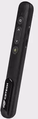 C3Tech Apresentador Sem Fio AP-600 Preto, Laser 650nm, Receptor Duplo USB-A + USB-C, Bateria Recarregável, Plug and Play, 10m, Windows MacOS Linux