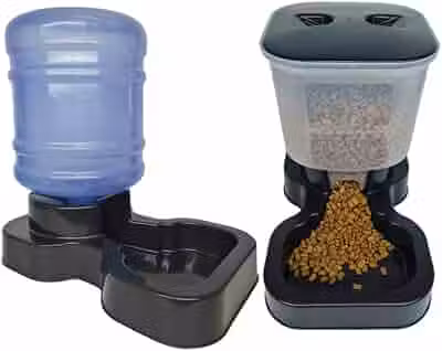Alimentador Duplo Automático Para Cães Grande - 8 Kg/10 L