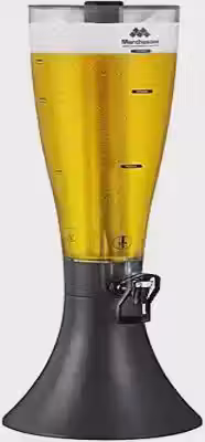 Torre de Chopp Marcbeer 2.5 L Marchesoni Marcbeer Transparente com Preto