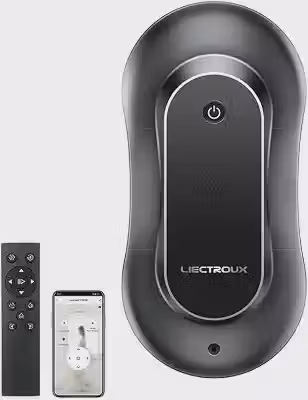 Robô Limpa Vidros Liectroux YW810 Para Vidros Janelas Azulejos Espelhos Com Aplicativo e Controle Remoto Alta Fixação Sensores Antiqueda Bivolt