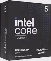 Processador Intel Core Ultra 5 250KF Plus LGA 1851 20 Cores 5.4GHz 30MB Cache
