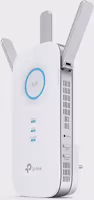 TP-Link RE450 Repetidor de Sinal Wi-Fi 5 AC1750 Dual Band, até 1300 Mbps em 5 GHz, 3 Antenas Externas, EasyMesh, Porta Gigabit, WPS e Access Point
