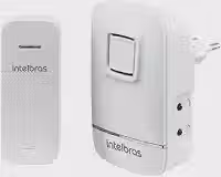 Campainha Digital S/ Fio Intelbras Alcance 100m Plug+play