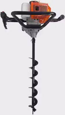 Carbon Fak Perfurador de Solo 52cc 2,5HP com Broca 80x10cm