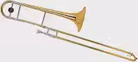 Trombone de Vara TB 200V Laqueado Dourado com Case New York