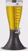 Torre de Chopp Marchesoni Marcbeer Transparente com Preto 3,5 L