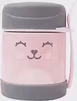 Buba Pote Termico C/Colher - Gumy Rosa Buba Rosa