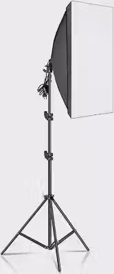 Softbox P/Luz Iluminação Contínua Soquete E27 + Tripé 2,1m