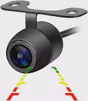 Câmera De Ré Universal Automotiva Borboleta Parachoque Com Visão Noturna Colorida Carro Caminhão Van