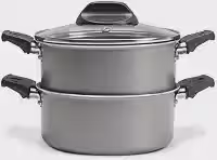 Brinox - Cozi Vapor com Tampa 1,45L Especiarias - Prata