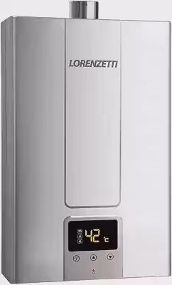 Aquecedor de Água a Gás LZ 2000 DE-I GN Digital 20 L/Min, INOX, LORENZETTI
