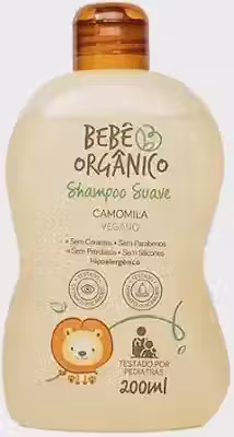 Shampoo Camomila Suave Bebê Orgânico 200 ml