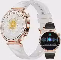 Smartwatch feminino Relógio inteligente de 1.32' AMOLED com IA Chatgpt