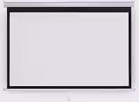 Tela de Projeção Retrátil Para Projeção De Vídeos 78,7 Polegadas 200x150cm com Argola Para Teto/Parede Goldentec Branco
