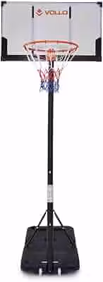Tabela de Basquete Portátil Ajustável 3,05m Aro 45cm Vollo