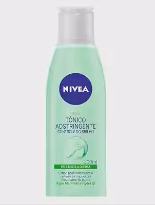 NIVEA Tônico Facial Controle do Brilho 200ml, Tonifica e,Pele Mista e Oleosa