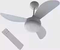 Ventilador de teto Ventisol Fenix inverter controle remoto placa led integrada
