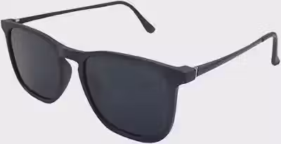 Óculos De Sol Quadrado Premium Masculino Proteção Uv400 Original (Preto Fosco)