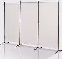 Biombo 3 Folhas, 260x180 cm, Divisoria de Ambiente de Sala, Telas Dobráveis de Privacidade, Painel Divisor de Quarto Portátil, Divisórias Independentes e Divisórias de Tecido para Separação de Quarto