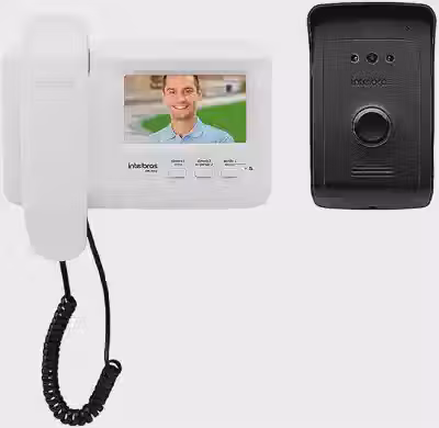 Vídeo Porteiro com Monofone e Visão Noturna IVR 1010 Branco Intelbras