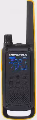 Rádio Comunicador Motorola Talkabout T470br, 26 canais, 35km, Lanterna, Ipx4, Preto/amarelo - 71670