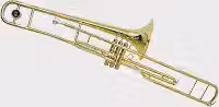 Trombone de Pisto TB 200P Laqueado Dourado com Case New York