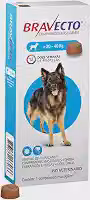 Bravecto® 1000mg Comprimido Mastigável Antipulgas e Carrapatos para Cães de 20 a 40kg – 1 Comprimido – MSD Saúde Animal