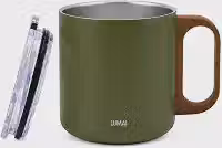 LUMAI Caneca Térmica 350ml Inox com Tampa Antivazamento Premium - Verde