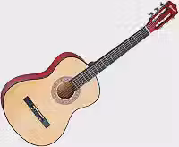 Violão Acústico Tradicional para Iniciantes, 6 Cordas de Aço, Bege, 38', Madeira Birch/Basswood