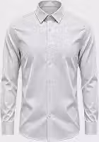 Camisa Social Masculina Slim Fit Manga Longa Tecido Antiamassante - Caimento Justo ao Corpo - Trabalho, Eventos e Festas - LOVE INSIDE