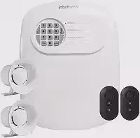 Kit Central de Alarme Anm 24 Net 2 Controles Intelbras + Sirenes