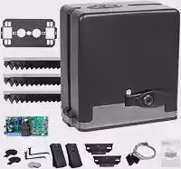 Motor Portão Deslizante PPA DZ Stark Home 400 Monofásico 400kg 127V Engrenagem Z14 Kit 3 Metros de Cremalheira