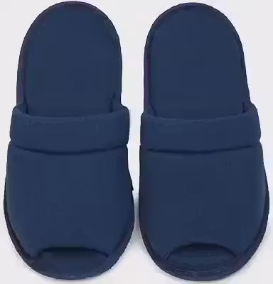 Chinelo Pantufa Masculina Aberta Em Meia Malha