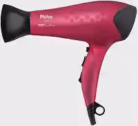 Philco Secador de Cabelos Bivolt 2200W PSC2350 Íons Tourmaline Bivolt Tecnologia Íons Tourmaline Metal e Plástico Rosa