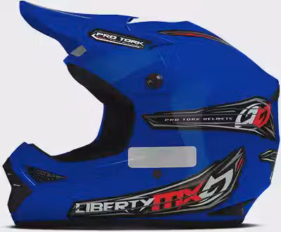 Capacete Liberty Mx Pro Tam.60 Azul