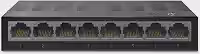 TP-Link Switch Gigabit De Mesa Com 8 Portas 10/100/1000 Ls1008G Smb, Preto