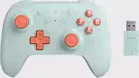 Controle sem fio 8BitDo Ultimate 2C para PC Windows e Android - 1000 Hz, joysticks Hall Effect, Hortelã