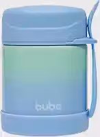 Buba Pote Termico C/Colher Degrade Azul