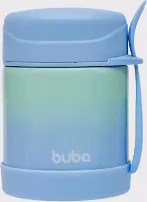 Buba Pote Termico C/Colher Degrade Azul